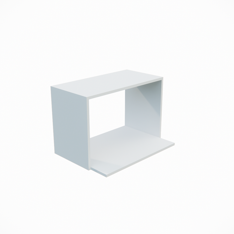 Armário Suspenso Para Microondas Até 38l Mdf Branco 60x42 - Branco