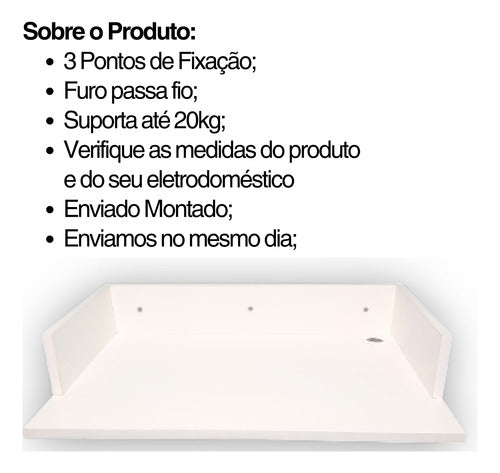 Prateleira para colocar Panela de Arroz Air Fryer Forninho